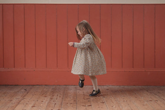 Little Cotton Clothes Organic Pointelle Maya Dress Prairie Floral
