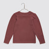 Little Cotton Clothes Organic Pointelle Top Redcurrent