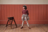 Little Cotton Clothes Organic Pointelle Top Redcurrent