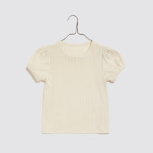  Little Cotton Clothes Organic Pointelle Tshirt Buttermilk