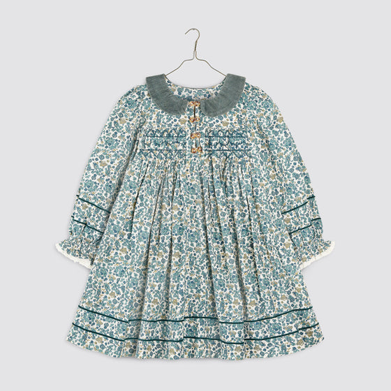 Little Cotton Clothes Tessa Dress Midwinter Floral