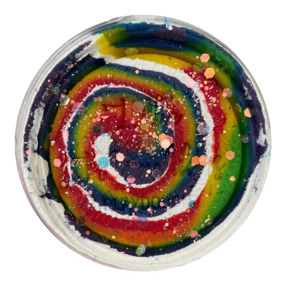 Rainbow Swirl Playdough