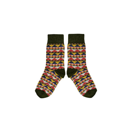 MABLI CIRCUS TRIANGLES SHORT SOCKS