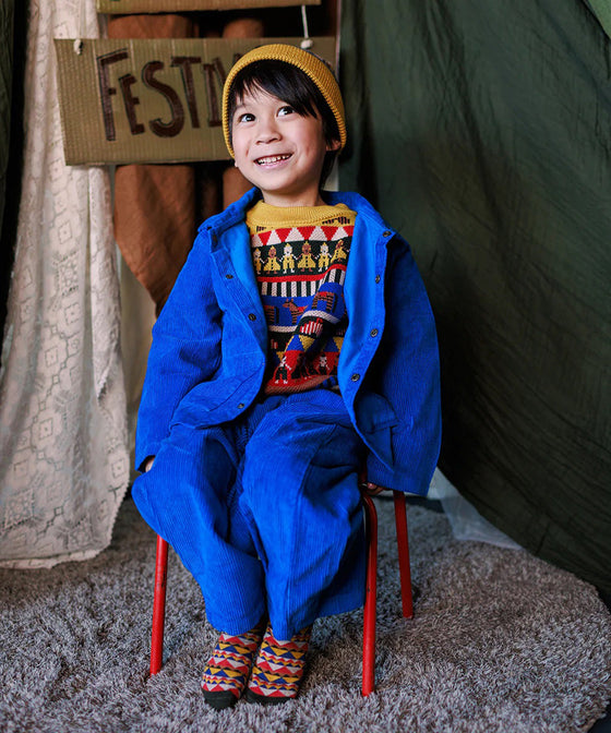 MABLI CORD PANTS ELECTRIC BLUE