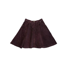  MABLI CORD SKIRT RAISIN