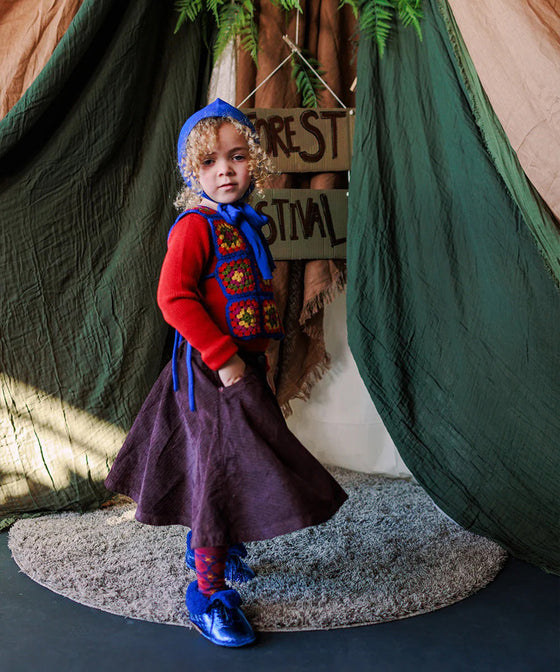 MABLI CORD SKIRT RAISIN