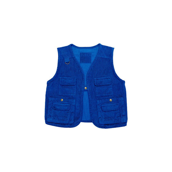 MABLI CORD VEST ELECTRIC BLUE