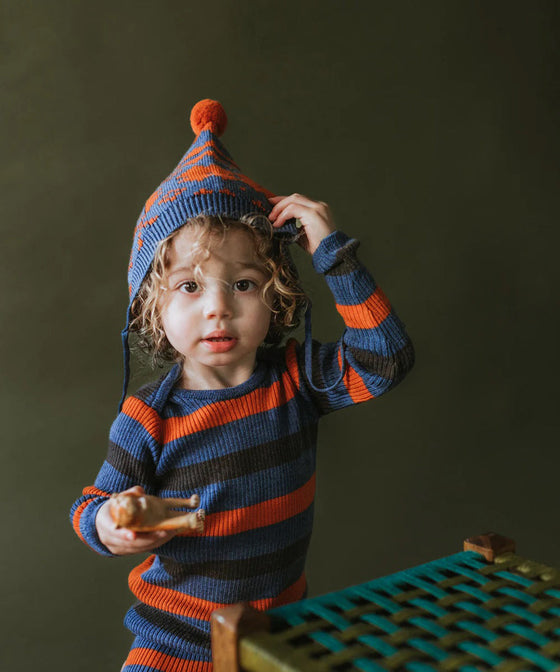 MABLI Eryri Bonnet Denim Pumpkin