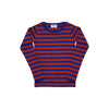 MABLI SEILIO SKINNY RIB REDCURRANT SAPPHIRE STRIPE