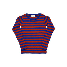  MABLI SEILIO SKINNY RIB REDCURRANT SAPPHIRE STRIPE