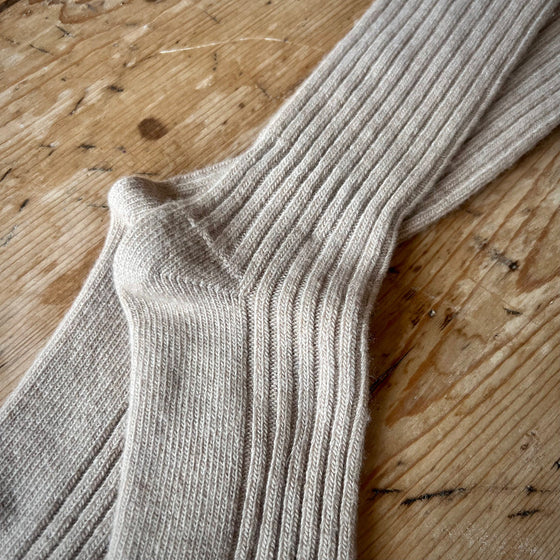 MP Denmark Adult Bellie long socks Beige Melange