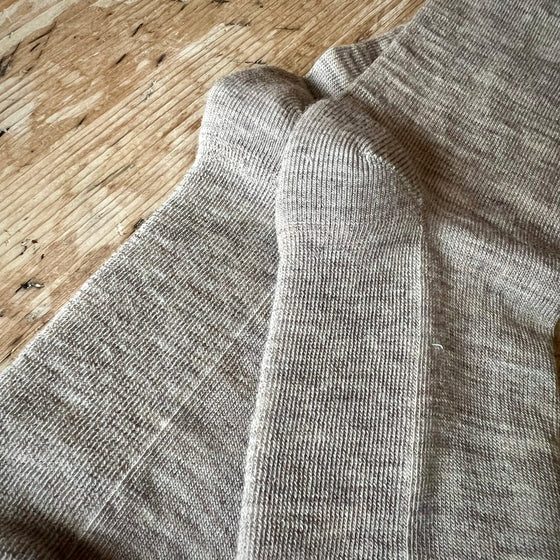 MP Denmark Adult Torshavn long socks Light Brown Melange