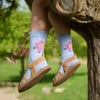 MP Denmark Flower Power Socks Forever Blue