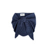 Mabli Womens Tonnog Knit Necktie Denim Melange
