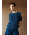Mabli Womens Tonnog Knit Tee Denim Melange