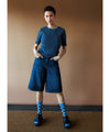 Mabli Womens Tonnog Knit Tee Denim Melange