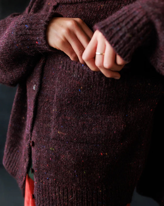 WOMEN'S MOYA CARDIGAN - FIG