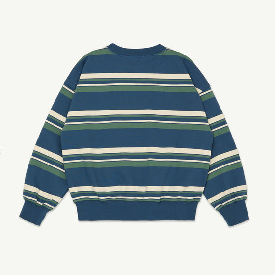 Bubble Sweatshirt - Vintage Indigo Stripe