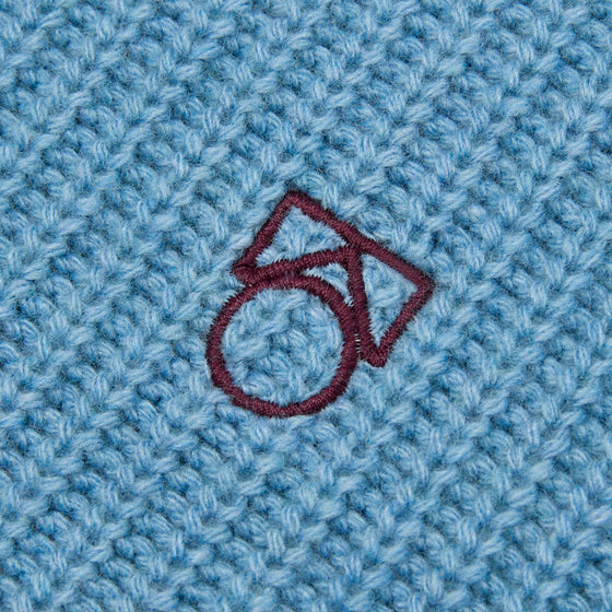 Cardigan - Blue Knit