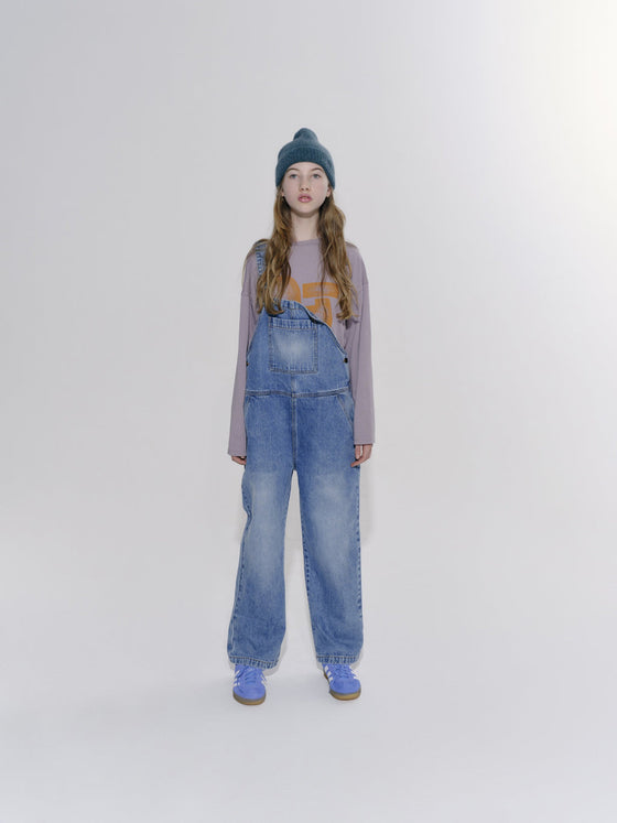 Main Story Dungaree Faded Blue