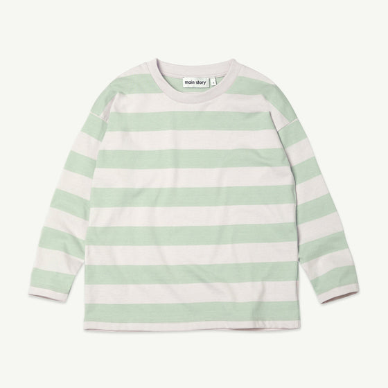 Main Story Long Sleeve Tee Orchid Green Tint