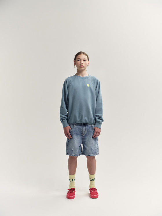 Main Story Raglan Sweatshirt Smoke Blue