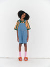 Main Story Short Dungaree Extra Stonewash