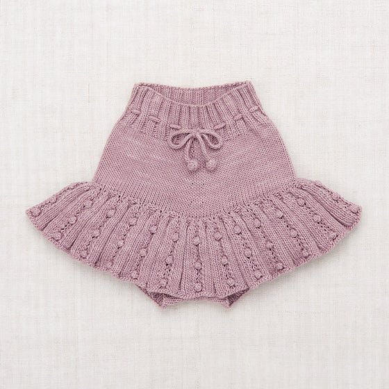 Misha Puff Eyelet Popcorn Skating Skirt Plum Petal