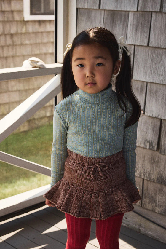 Misha and Puff Turtleneck Overcast Little House Floral