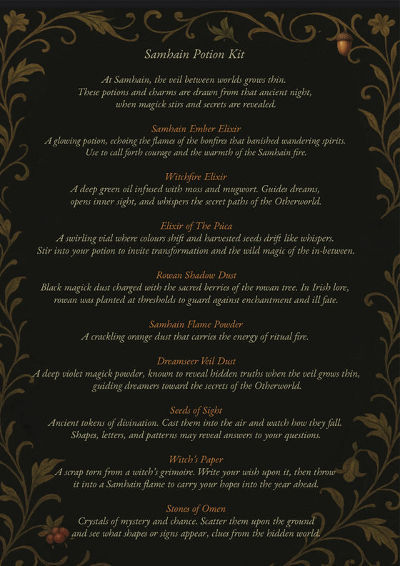 Oiche Shamhna Potion Kit