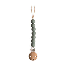  Mushie Pacifier Clips Halo Dried Thyme