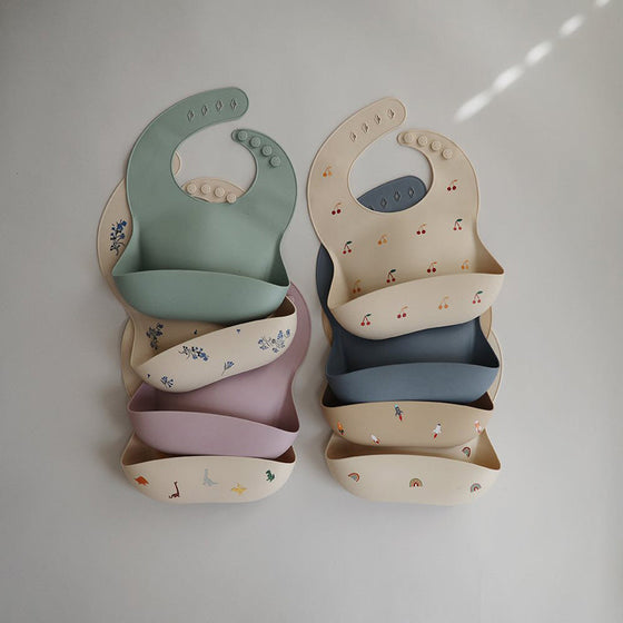 Mushie Silicone Bib Pale Mauve