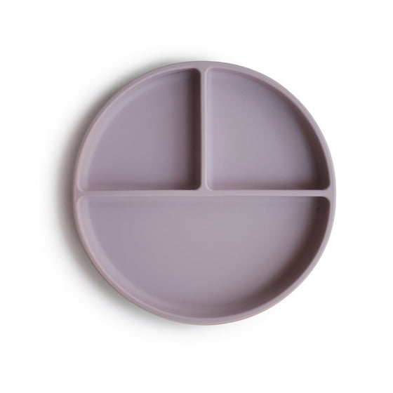 Mushie Suction Plate Soft Lilac