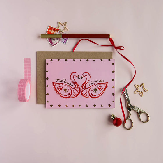 Nollaig Shona Swans-a-Swimming