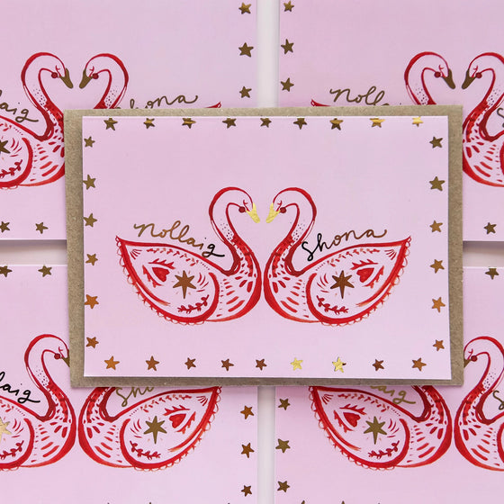 Nollaig Shona Swans-a-Swimming