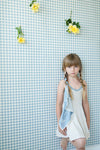 Pixie Dress Chicweed Print Azul
