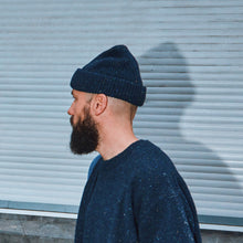  Poudre Organic Adult Wool BEANIE Speckled Midnight