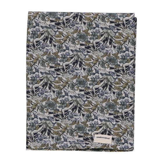 Poudre Organic Bandana FOULARD Floral Blue Green