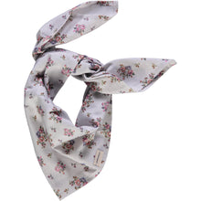  Poudre Organic Bandana FOULARD Floral Rose Grey