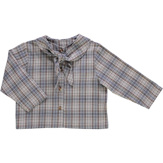 Poudre Organic Bandana Shirt ALYSSE Flannel Check