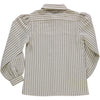 Poudre Organic Blouse AULNE Green Moss Stripe