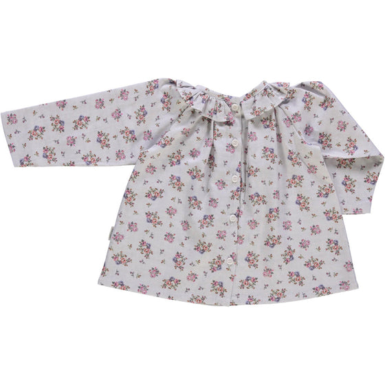 Poudre Organic Blouse CHARME Floral Rose Grey