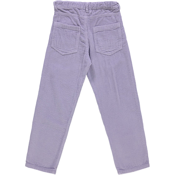 Poudre Organic Corduroy Trousers CAROTTE Lavender Aura