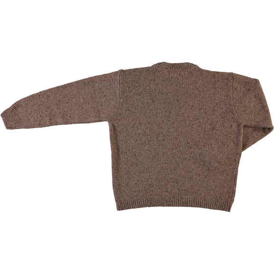 Women's Knit Jumper - Speckled Beige