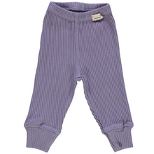  Poudre Organic Leggings BASILIC Ribbed Lavender Grey