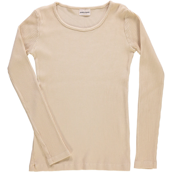 Poudre Organic Ribbed Top EGLANTINE Biscotti