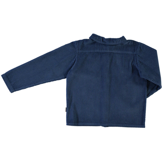 Poudre Organic Shirt BELLADONE Corduroy Dark Denim