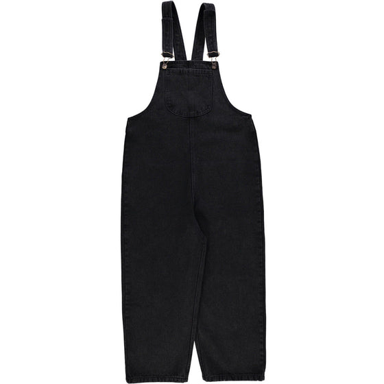 Poudre Organic Womens Dungarees CISTE Denim Black