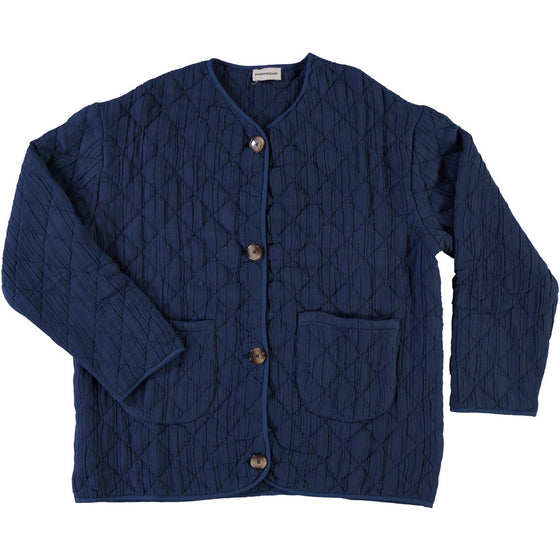 Poudre Organic Womens Quilted Jacket MILLET Dark Denim
