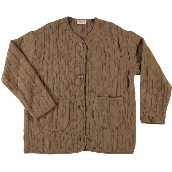 Poudre Organic Womens Quilted Jacket MILLET Dull Gold